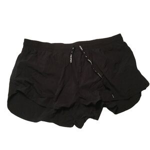 The Upside Performance Black Lined Running Shorts Size 6 Small S SM Cycling